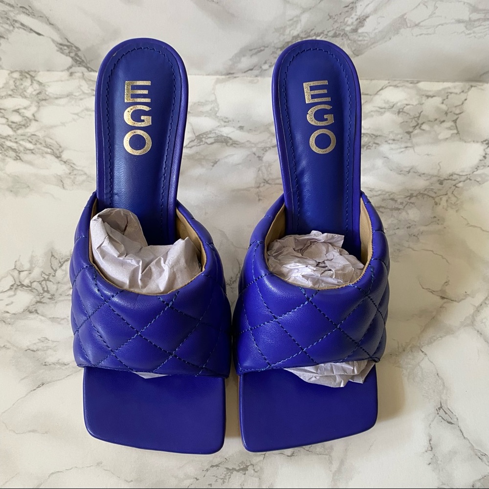 Ego Official Purple Quilted Mule Slide